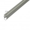 Hliníkový profil H, 22x13,5x1,5mm, 100cm, stříbrný elox