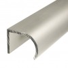 Hliníkový profil U madlo, 19x25mm, 100cm, stříbrný elox