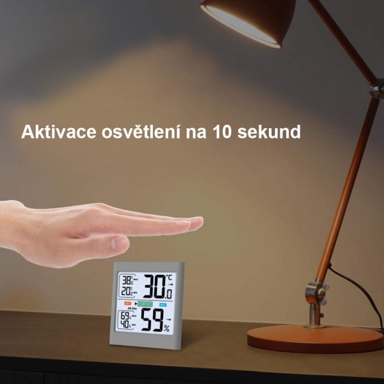 Digitální mini teploměr a vlhkoměr Komfort