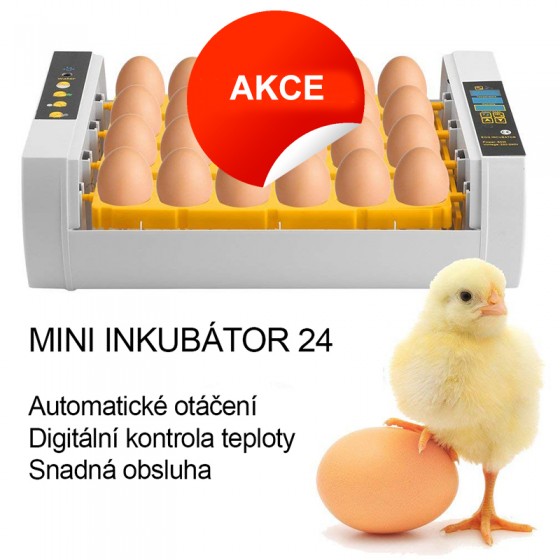 Líheň automatická digitální inkubátor na 24 vajec