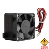 Elektrické topení 300 W, 220 V s ventilátorem