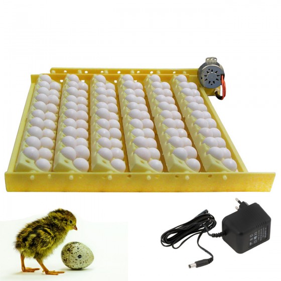 Automatický obraceč na 120 křepelčích vajec 12V