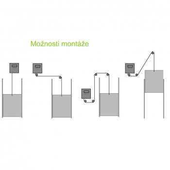 Automatická dvířka kurníku - strojek Kerbl 4AA + 230V + dvířka 25 x 35 cm