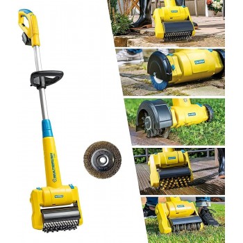 Elektrický kartáč Gloria MultiBrush speedcontrol AKU BOSCH 18 V, 2x kartáč