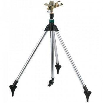 Postřikovač Tripod Eurom, mosaz, rotace 30 -360°, tříbodový stojan