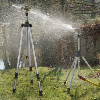Postřikovač Tripod High Eurom, mosaz, rotace 30 -360°, tříbodový stojan