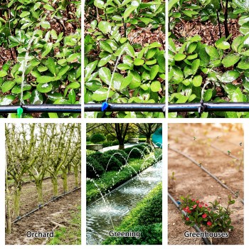 Tryska kapkovače regulovatelná až na 8 litrů/hodinu, regulovatelná koncovka pro kapkové zavlažování, 1 kus