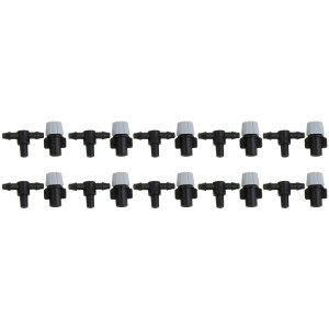 Tryska zavlažovací s regulací T kus napojení, 10 kusů i pro kapkovou závlahu 