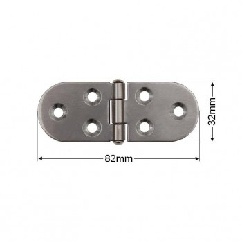 Nerezový závěsný pant 82 x 32 mm