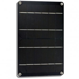 Solární panel Monokrystalický 5V/6W silikonový solární panel s USB zásuvkou, stačí ho zapojit a užívat