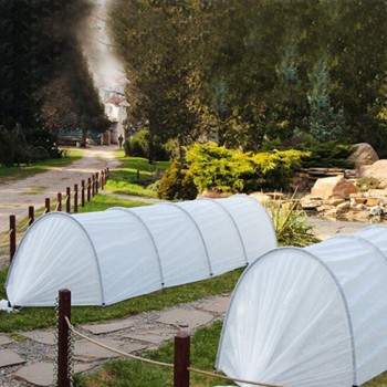 Zahradní fóliovník, 2x tunel 300 x 95 x 95 cm, tunely s tkaninou na ochranu rostlin, opláštění 5 metrů
