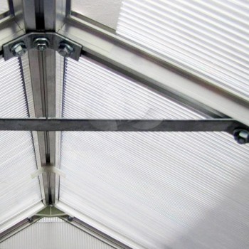 Skleník GAMPRE SANUS XL-05, 290 x 150 cm, 6 mm, originální zahradní skleník + zdarma otvírač, pásky a svorky