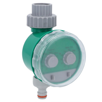 Zavlažovací hodiny analogové na 2x 1,5V AAA, tlak 0,5 až 4,0 barů, regulace času od 1 min až 2 hod a nastavení cyklu