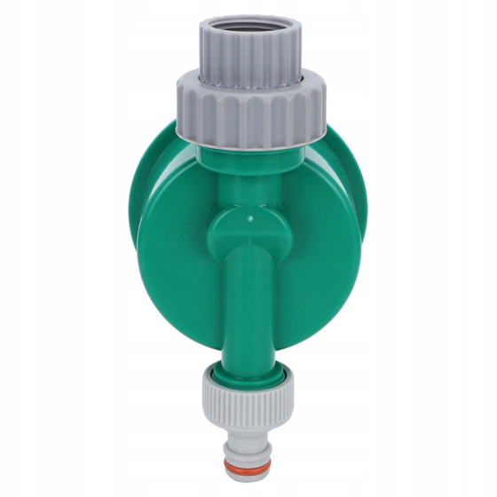 Zavlažovací hodiny analogové na 2x 1,5V AAA, tlak 0,5 až 4,0 barů, regulace času od 1 min až 2 hod a nastavení cyklu
