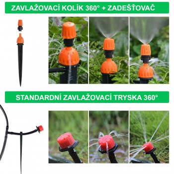Tryska zavlažovací s kolíkem 14 cm, včetně horní trysky