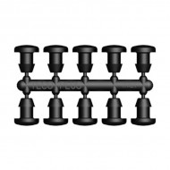 Záslepka otvoru obrubníku 10 ks, záslepka otvoru slouží k zaslepení díry nebo hadičky 4/6 mm