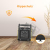 Elektrické topidlo 3000 W Dahtec, topný keramický ventilátor, vytápění skleníků s termostatem, 2 stupně topení