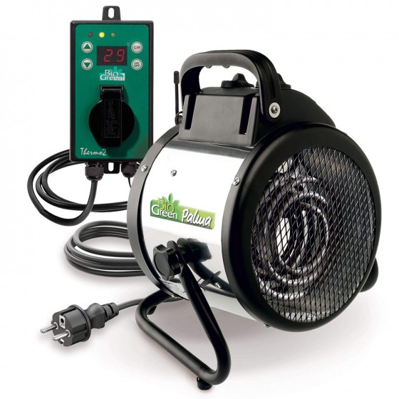 Vytápění skleníku BioGreen Palma 2W + Digitální termostat