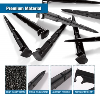 Držák pro distribuční hadice 9/12 mm, upevnění rozvodné trubky o průměru 9 - 12 mm, délka 15 cm, balení 10 kusů