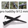 Držák pro distribuční hadice 9/12 mm, upevnění rozvodné trubky o průměru 9 - 12 mm, délka 15 cm, balení 10 kusů Držák pro distribuční hadice 9/12 mm, upevnění rozvodné trubky o průměru 9 - 12 mm, délka 15 cm, balení 10 kusů