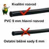 Distribuční hadice 9/12 mm, černá 10 metrů pro napáječky